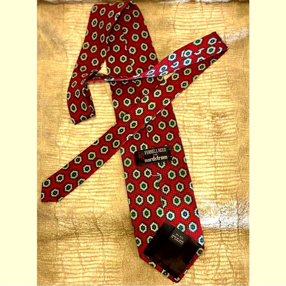 Ferrell Reed for Nordstrom Textured Silk Tie - Picture 3 of 4